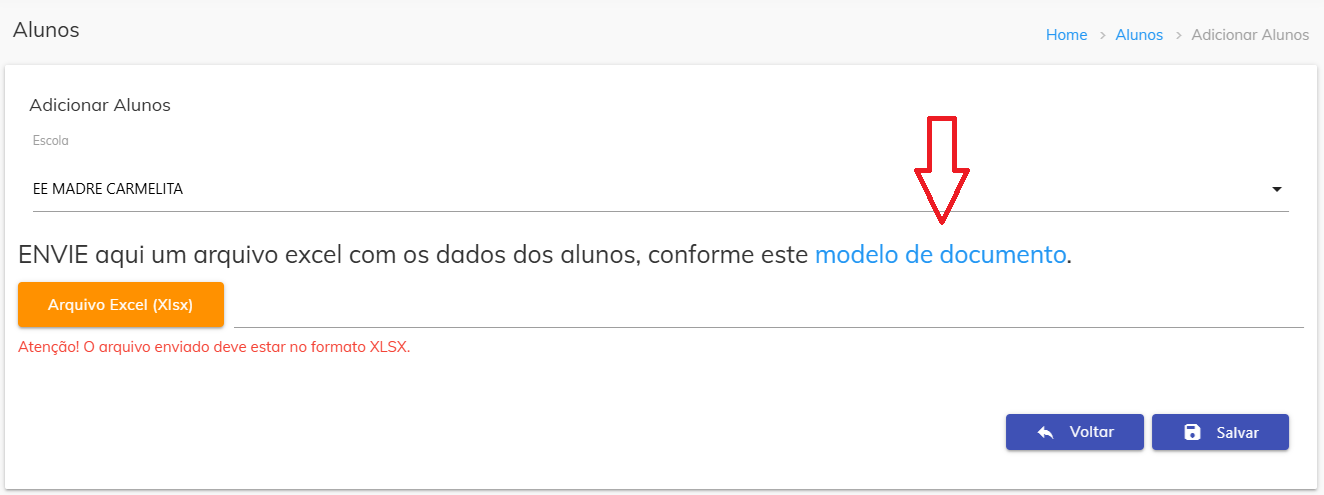 Download do modelo